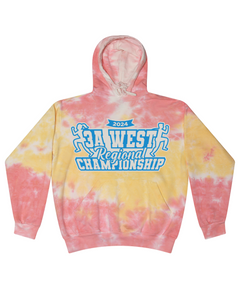 2024 3A West Regional Championship - Tie Dyed Hoodies