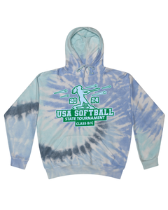 USA Softball of NH State Tournament Class B-C - Tie Dyed Hoodies