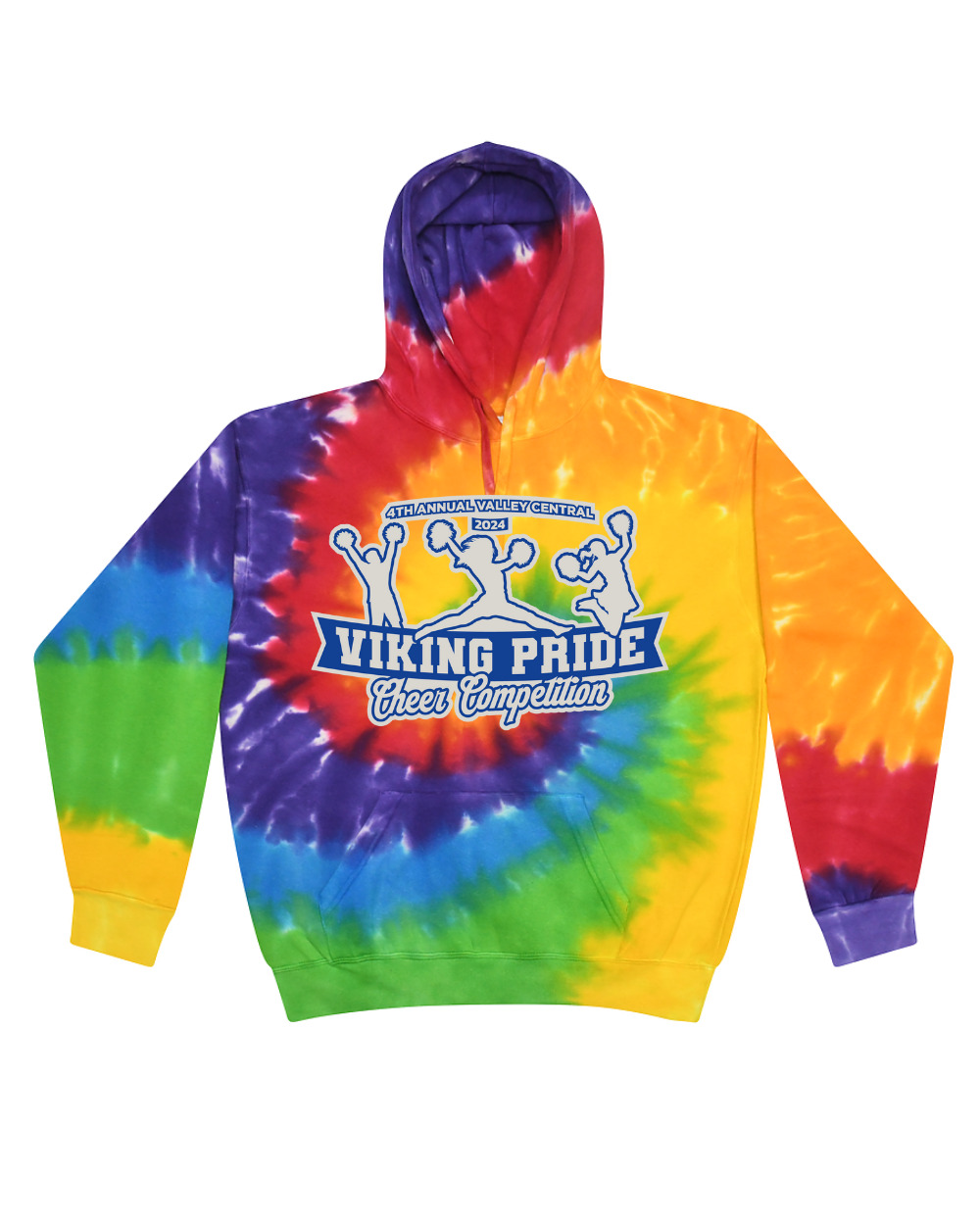 4th Annual Center Valley Viking Pride Cheer Competition - Tie Dye Hoodies
