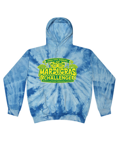 2024 11th Annual Mardi Gras Challenge Tie Dye Hoodies