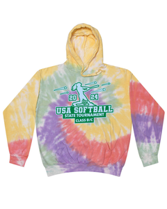 USA Softball of NH State Tournament Class B-C - Tie Dyed Hoodies