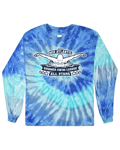 2024 Mid Atlantic Summer Swim League All Stars - Tie Dyed Long Sleeve