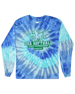 USA Softball of NH State Tournament Class B-C - Tie Dyed Long Sleeve