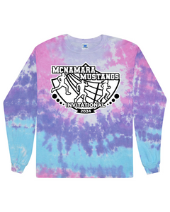 2024 McNamara Mustangs Invitational - Tie Dyed Long Sleeve