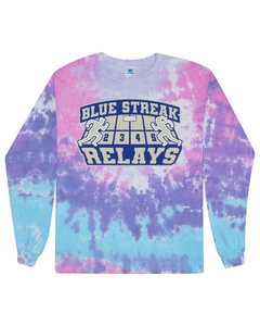 2024 Blue Streak Relays - Tie Dyed Long Sleeve