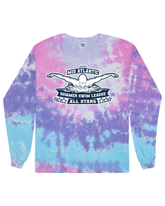 2024 Mid Atlantic Summer Swim League All Stars - Tie Dyed Long Sleeve