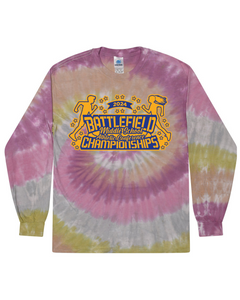 2024 Battlefield Middle School Championships - Tie Dyed Long Sleeve