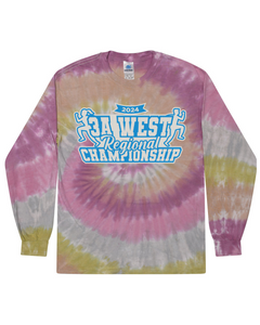 2024 3A West Regional Championship - Tie Dyed Long Sleeve