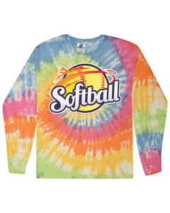 Softball - Tie Dyed Long Sleeve