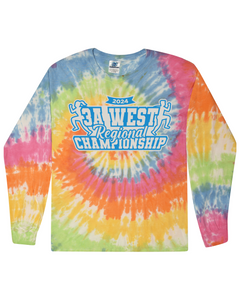 2024 3A West Regional Championship - Tie Dyed Long Sleeve