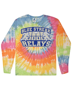 2024 Blue Streak Relays - Tie Dyed Long Sleeve