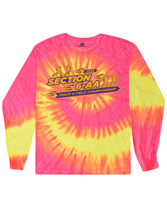 2024 Section 6-AA Track & Field Championship - Tie Dyed Long Sleeve