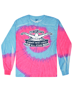 2024 Mid Atlantic Summer Swim League All Stars - Tie Dyed Long Sleeve