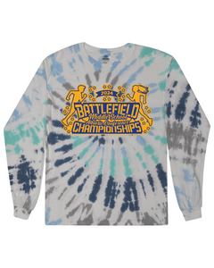 2024 Battlefield Middle School Championships - Tie Dyed Long Sleeve