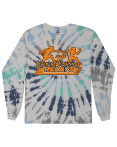 2024 George Rowland Relays - Tie Dyed Long Sleeve