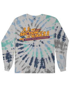 2024 Section 6-AA Track & Field Championship - Tie Dyed Long Sleeve