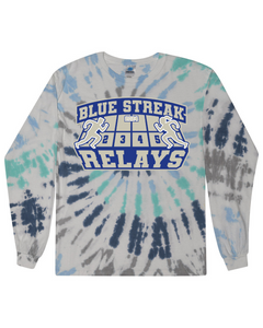 2024 Blue Streak Relays - Tie Dyed Long Sleeve