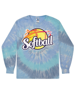 Softball - Tie Dyed Long Sleeve