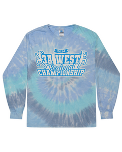 2024 3A West Regional Championship - Tie Dyed Long Sleeve