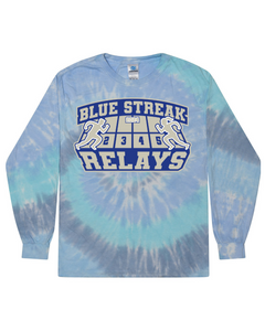 2024 Blue Streak Relays - Tie Dyed Long Sleeve