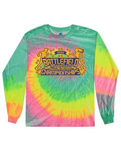 2024 Battlefield Middle School Championships - Tie Dyed Long Sleeve