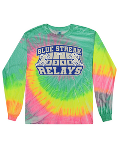 2024 Blue Streak Relays - Tie Dyed Long Sleeve