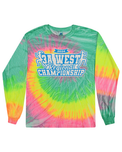 2024 3A West Regional Championship - Tie Dyed Long Sleeve