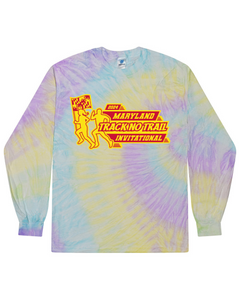 2024 Maryland Track No Trail Invitational - Tie Dyed Long Sleeve