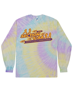 2024 Section 6-AA Track & Field Championship - Tie Dyed Long Sleeve