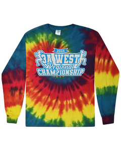 2024 3A West Regional Championship - Tie Dyed Long Sleeve