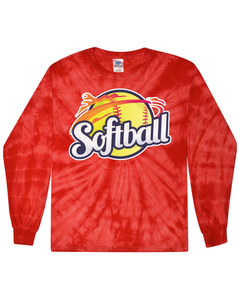 Softball - Tie Dyed Long Sleeve