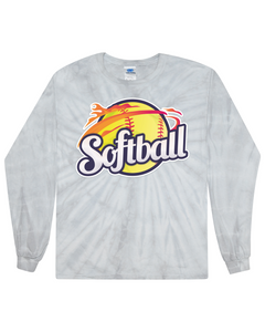 Softball - Tie Dyed Long Sleeve