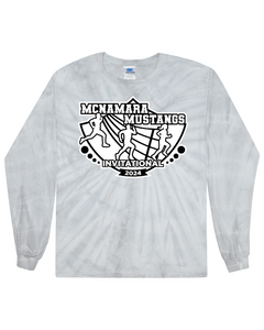 2024 McNamara Mustangs Invitational - Tie Dyed Long Sleeve