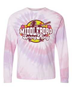 2024 Middleboro Spring Fling - Tie Dyed Long Sleeve