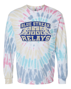 2024 Blue Streak Relays - Tie Dyed Long Sleeve