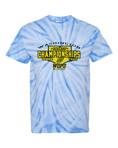 2024 Washington County Indoor Track Championships Tie Dye Tee