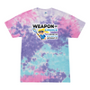 [[color:Cotton Candy]] Weapon of Choice Blue Jersey Girls Lacrosse Tie Dye T-shirt Cotton Candy