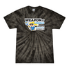 [[color:Spider Black]] Weapon of Choice Blue Jersey Girls Lacrosse Tie Dye T-shirt Spider Black