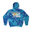 [[color:Multi-Blue]] Weapon of Choice Blue Jersey Girls Lacrosse Tie Dye Hoodie Multi-Blue