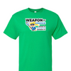 [[color:Irish Green]] Weapon of Choice Blue Jersey Girls Lacrosse Short Sleeve T-shirt Irish Green