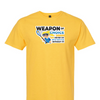 [[color:Daisy]] Weapon of Choice Blue Jersey Girls Lacrosse Short Sleeve T-shirt Daisy