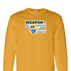 [[color:Gold]] Weapon of Choice Blue Jersey Girls Lacrosse Long Sleeve T-shirt Gold