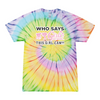 [[color:Lolli-pop]] Who Says Girls Can't Wrestling Tie Dye T-shirt Lolli-pop