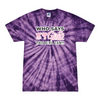 [[color:Spider Purple]] Who Says Girls Can't Wrestling Tie Dye T-shirt Spider Purple