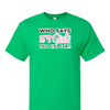 [[color:Irish Green]] Who Says Girls Can't Wrestling Short Sleeve T-shirt Irish Green