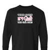 [[color:Black]] Who Says Girls Can't Wrestling Long Sleeve T-shirt Black