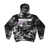 [[color:Multi Black]] Wrestling Girl Definition Tie Dye Hoodie Multi Black