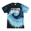 [[color:Blue Ocean]] Wrestling Girl Much Cooler Tie Dye T-shirt Blue Ocean