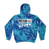[[color:Multi-Blue]] Wrestling Girl Much Cooler Tie Dye Hoodie Multi-Blue