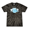 [[color:Spider Black]] Yeah Girls Can Wrestle Tie Dye T-shirt Spider Black